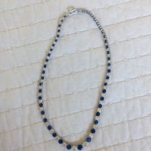 “Sapphire & Diamond “ necklace